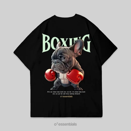 Oversized T-Shirt – Boxing Dog