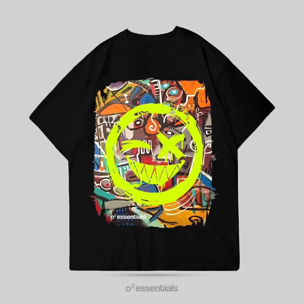 Oversized T-Shirt – Smile Graffiti