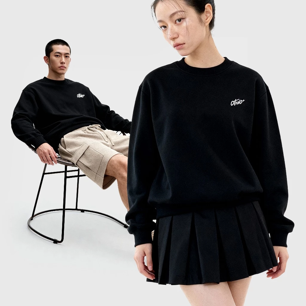 Basic Sweater Crewneck Casual - Sweater Cotton Premium Unisex