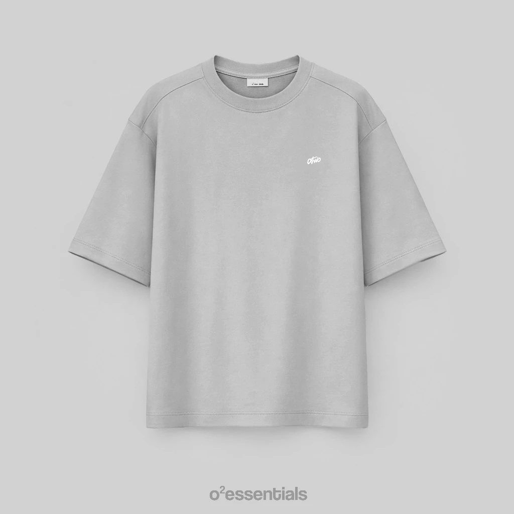 Flow Shirt – Oversize Unisex COOLBREEZE Premium Smooth Grey Front