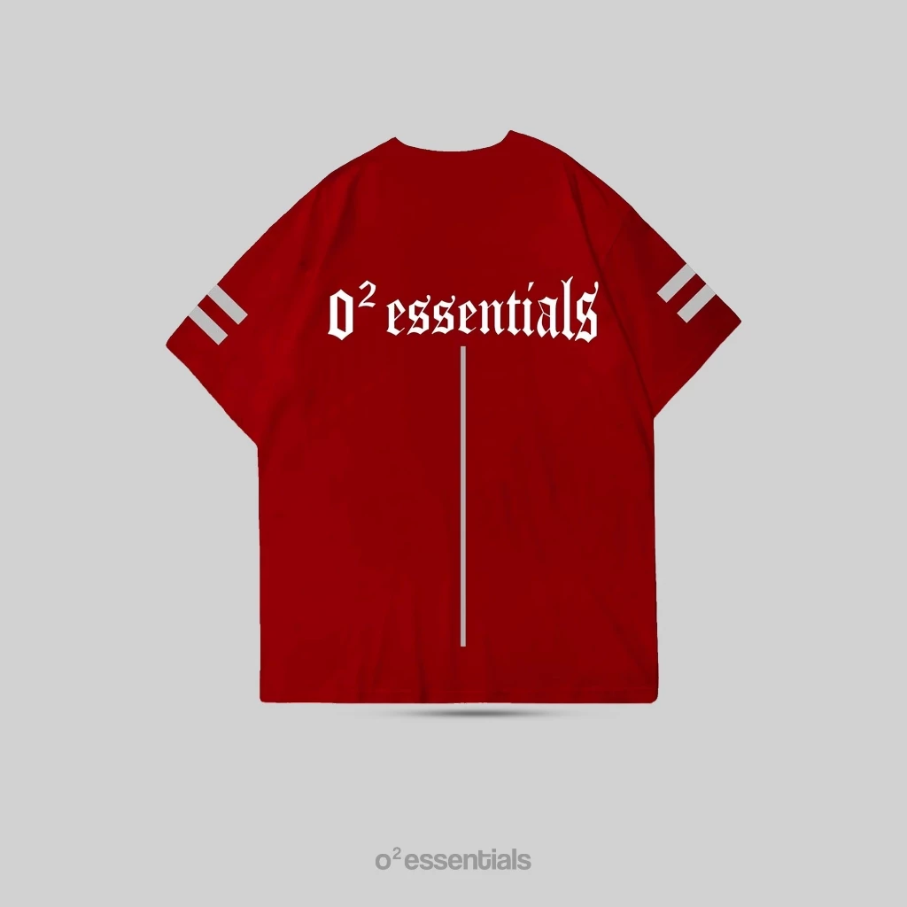 Oversized T-Shirt – Spectrum 002 Special Edition Maroon Back