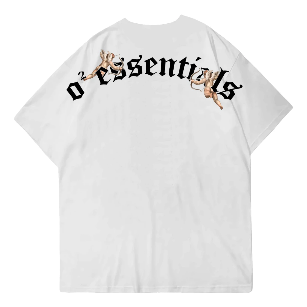 Oversized T-Shirt – Angel Baby White Back