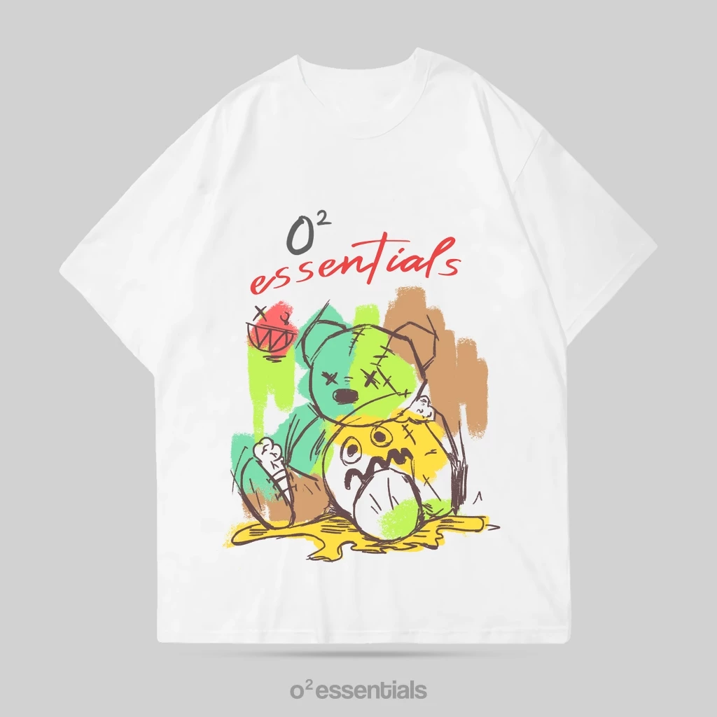 Oversized T-Shirt – Bear Sketch