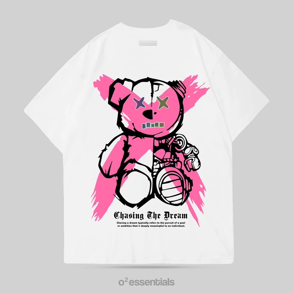 Oversized T-Shirt – Dream Bear White Back