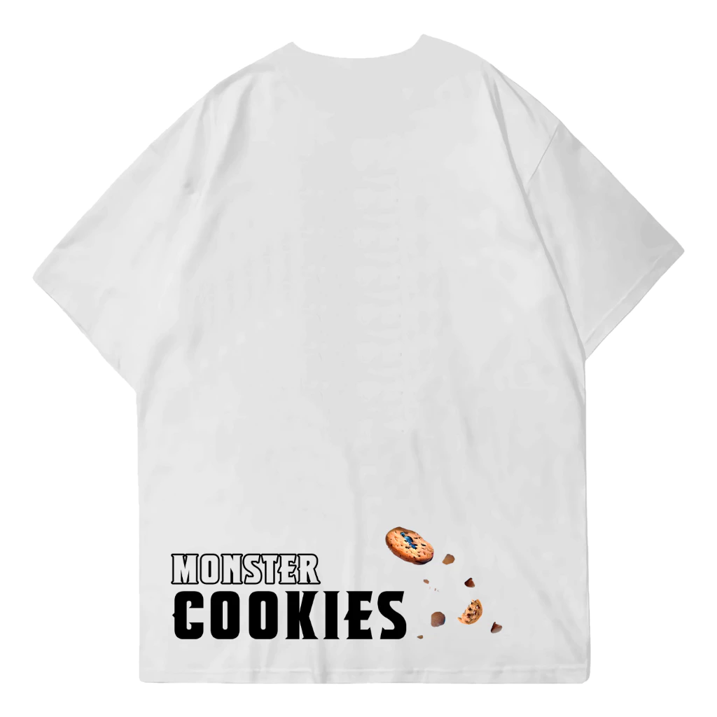 Oversized T-Shirt – Monster Cookies White Back