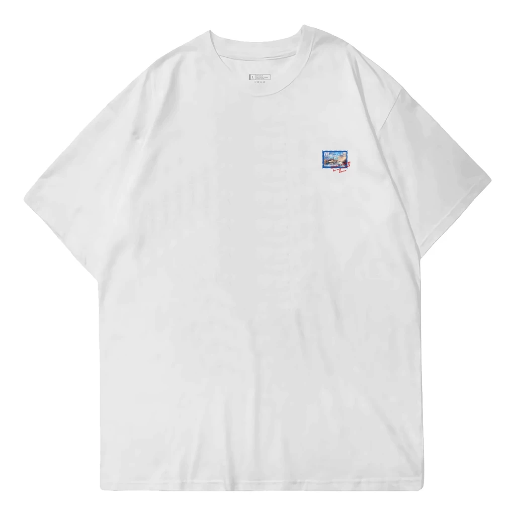 Oversized T-Shirt – Venice White Front