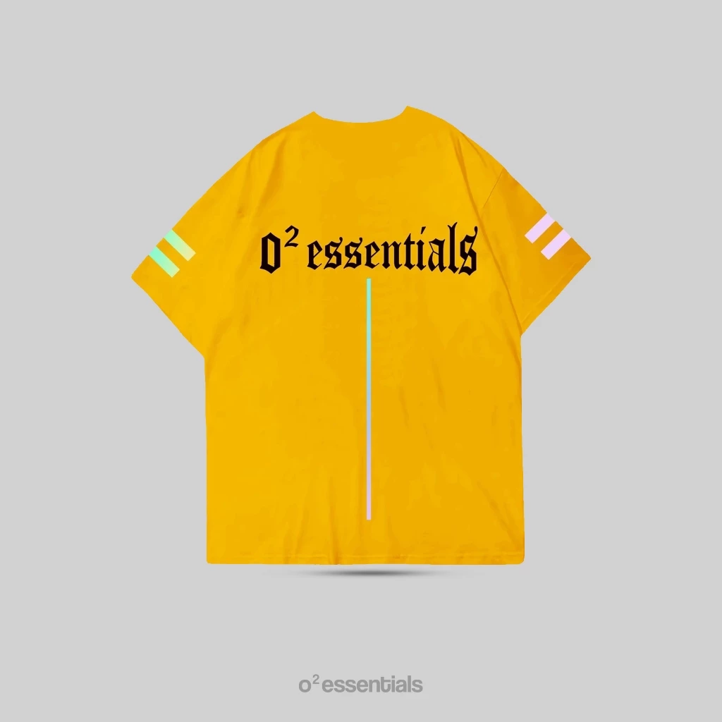 Oversized T-Shirt – Spectrum 002 Special Edition Yellow Back